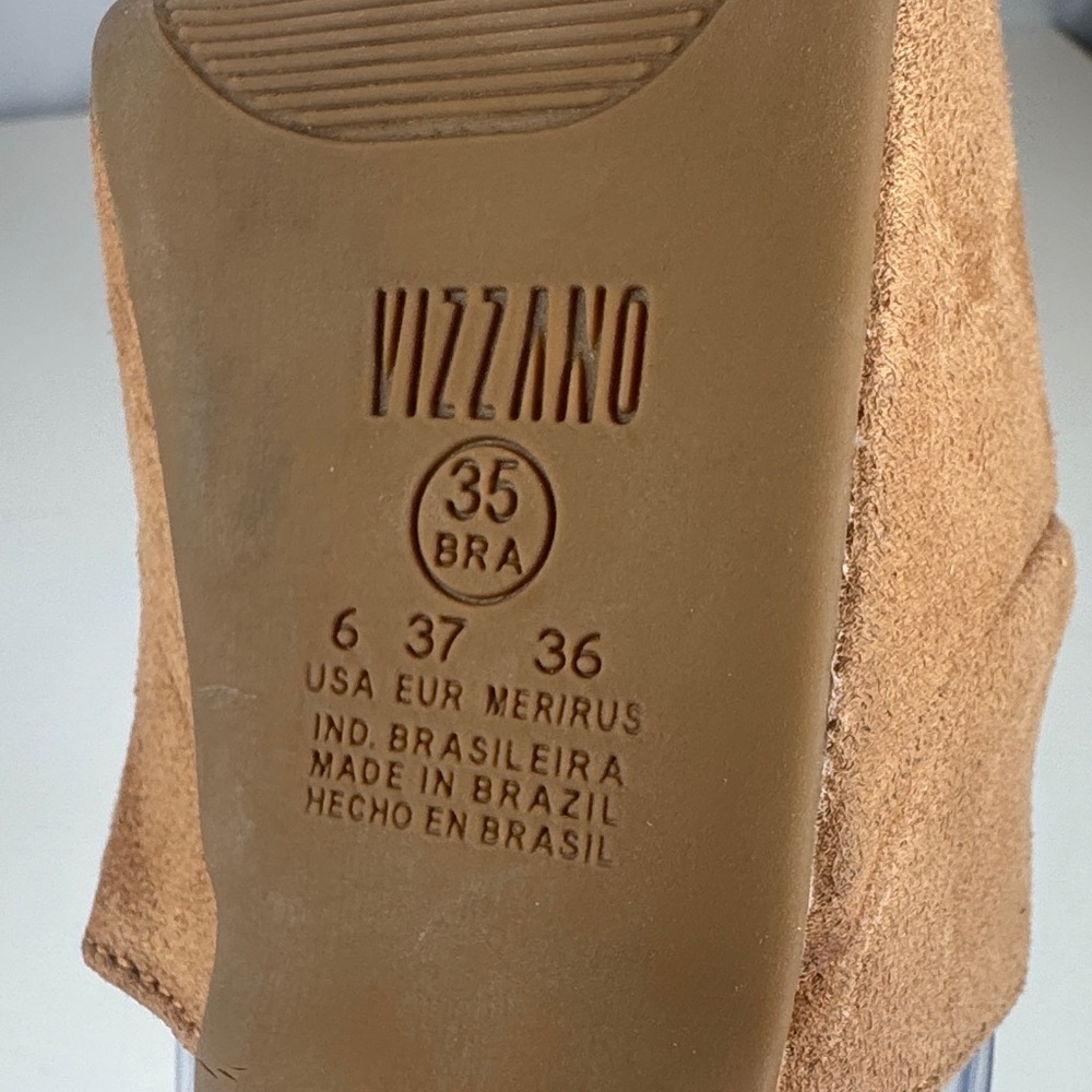 Vizzano Double Strap Tan Platform Heel size 6 - Picture 8 of 10